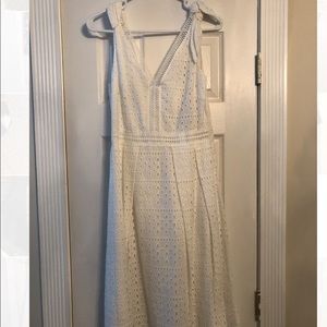 New with tags. Oasis premium broderie midi dress.